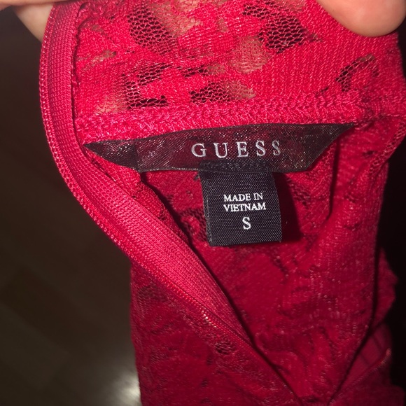Guess small backless red lace bodysuit🍒 - Picture 7 of 8